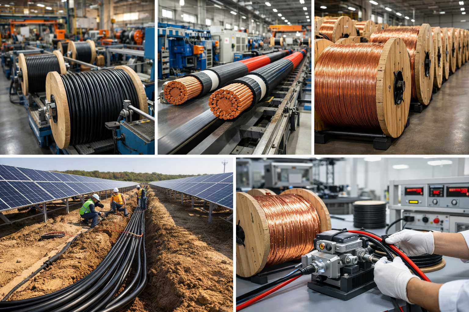 Industrial electrical cables